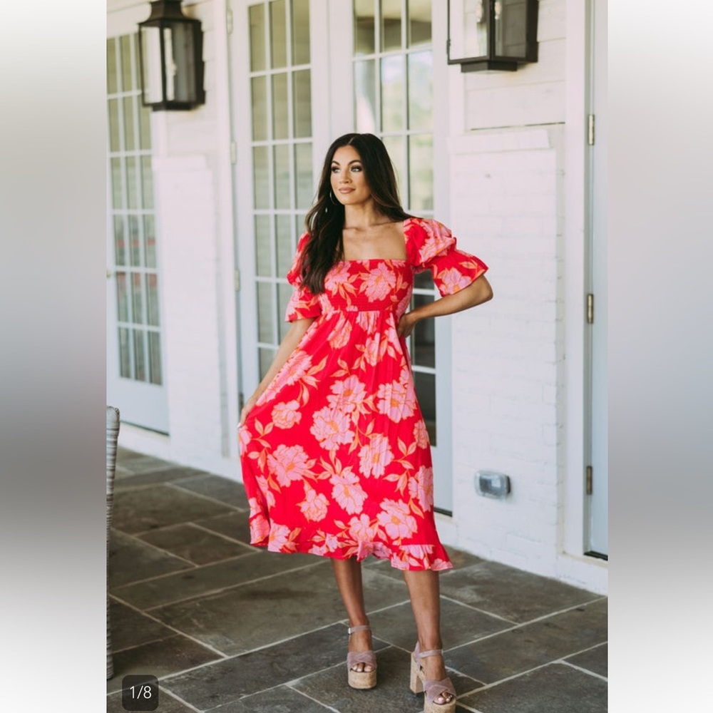 Floral Midi Dress